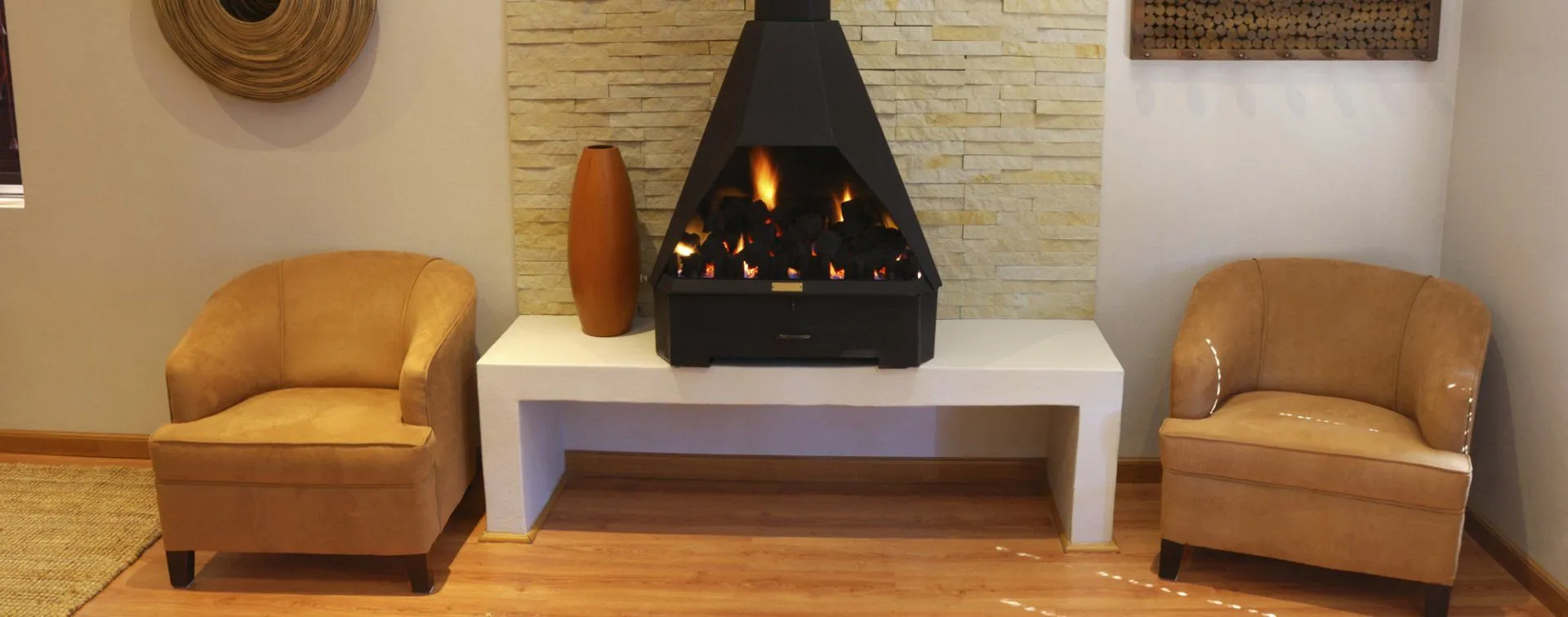 Stove installation in a living room by Agnew Chimney Engineering Glasgow